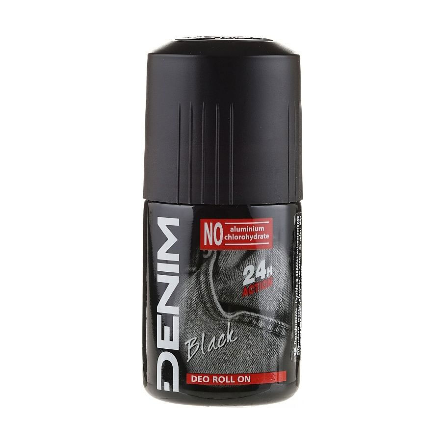 Кульковий дезодорант DENIM Black Deo Roll-On чоловічий, 50 мл